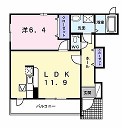 間取図画像 1LDK
