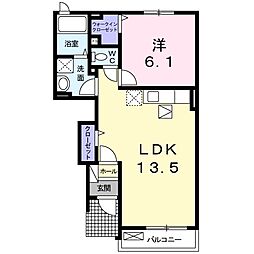 間取図画像 1LDK