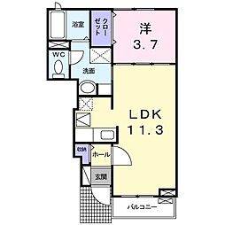 間取図画像 1LDK