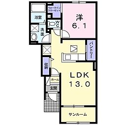 間取図画像 1LDK