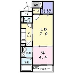 間取図画像 1LDK