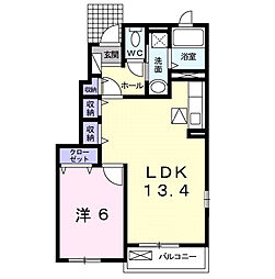 間取図画像 1LDK