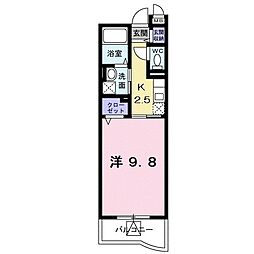 JR東海道本線 東刈谷駅 徒歩12分の賃貸マンション 1階1Kの間取り