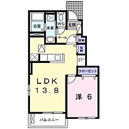 間取図画像 1LDK