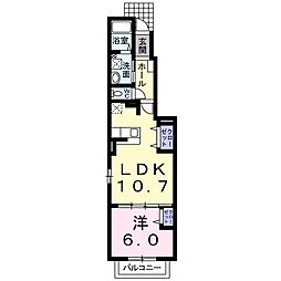 アマルフィ 1LDKの間取図画像