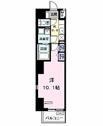 ＢＲＩＯ　名南 9階1Kの間取り