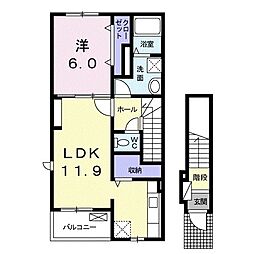 間取図画像 1LDK