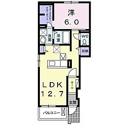 間取図画像 1LDK