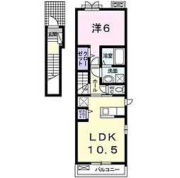プルミエール信 1LDKの間取図画像
