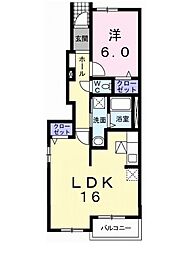間取図画像 1LDK