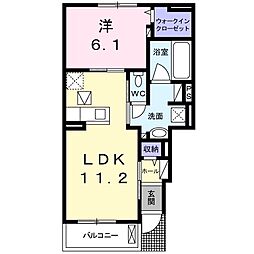 間取図画像 1LDK