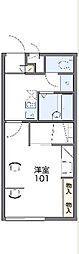 レオパレス名鉄タウンコート宮上 1Kの間取図画像