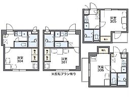 阪急宝塚本線 大阪梅田駅 徒歩8分の賃貸マンション 7階1Kの間取り