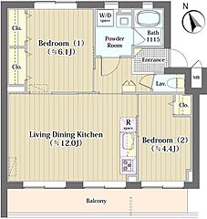 物件の間取り