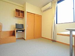 レオパレスなでしこ 201 2階1Kのリビング/ダイニング