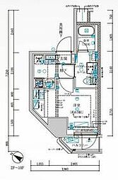 MAINSTAGE横濱弥生町 1Kの間取図画像