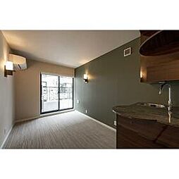 ルクレ三田 301 3階ワンルームのリビング/ダイニング