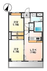 物件の間取り