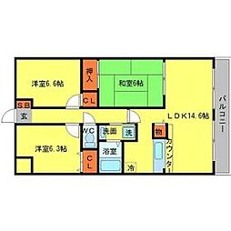 ボヌール千里中央弐番館 3階