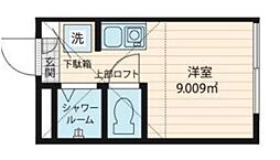 フィリップ東中野 ワンルームの間取図画像