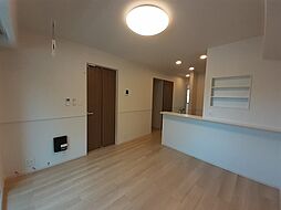 JR片町線(学研都市線) 同志社前駅 徒歩12分の賃貸アパート 1階2LDKのリビング/ダイニング