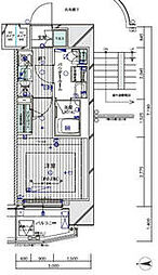 メインステージ川崎クロシアＩＩ 4階1Kの間取り