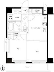 ルーブル中板橋伍番館 3階2DKの間取り