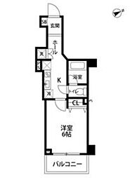 ブライズ西荻窪 3階1Kの間取り