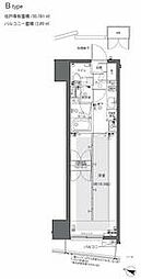 ＺＯＯＭ都庁前 5階1Kの間取り