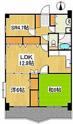 アビタシオン一番館 3LDKの間取図画像