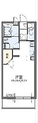 レオネクストレマーニ 1Kの間取図画像