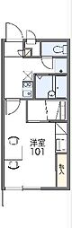 レオパレススタリオン 1Kの間取図画像