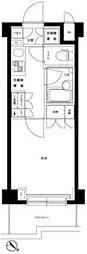 ルーブル目黒不動前 1Kの間取図画像