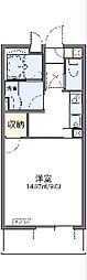 レオネクストエターナル 1Kの間取図画像