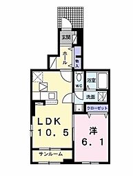 間取図画像 1LDK