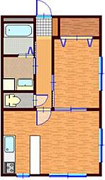 A.Iマンション 1LDKの間取図画像