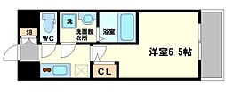 JR東海道・山陽本線 塚本駅 徒歩7分の賃貸マンション 4階1Kの間取り