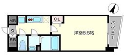 Osaka Metro中央線 緑橋駅 徒歩3分の賃貸マンション 5階1Kの間取り