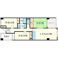 物件の間取り