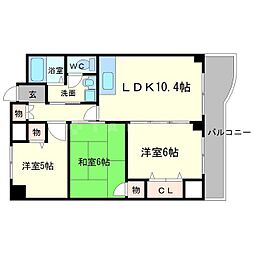 パークビュー橋 5階/-