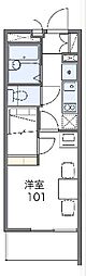 レオパレスNono 1Kの間取図画像