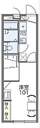 レオパレスラ・ストラーダ 1Kの間取図画像
