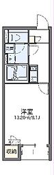 レオネクストエスベランサ 1Kの間取図画像