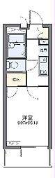 レオパレスリナフェリーチェ 1Kの間取図画像