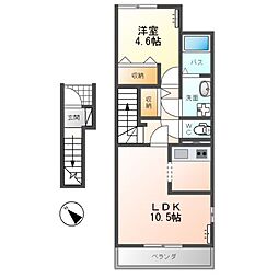 JR常磐線 水戸駅 バス25分 ミートセンター下車 徒歩3分の賃貸アパート