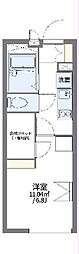 レオパレスENCOUNTER 1Kの間取図画像