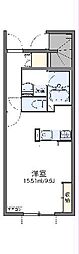 レオネクストすみれ 1Kの間取図画像