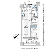 物件の間取り