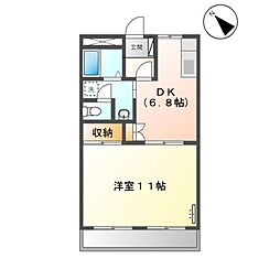 間取図画像 1DK