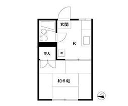 JR南武線 矢向駅 徒歩4分の賃貸アパート 1階1Kの間取り